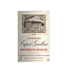Château Capet Guillier 2003 Saint-Émilion Grand Cru - Vin rouge de Bordeaux