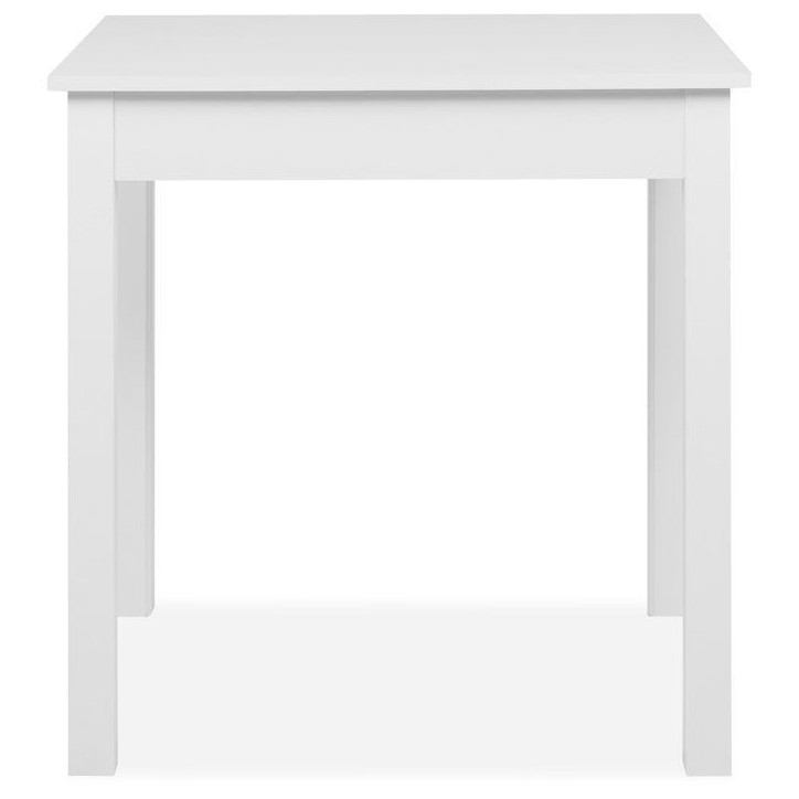 Table a manger CAPRI - Blanc - Carré - 4 personnes - 90 x 67 x 76 cm Table a manger CAPRI - Blanc - Carré - 4 personnes - 90 x 67 x 76 cm
