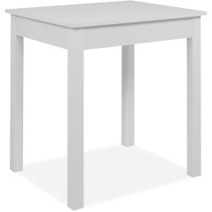 Table a manger CAPRI - Blanc - Carré - 4 personnes - 90 x 67 x 76 cm