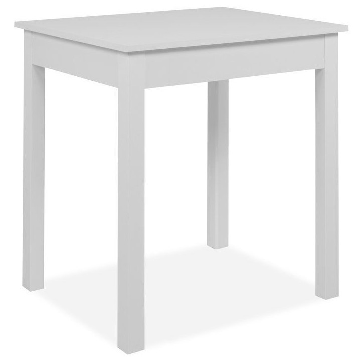 Table a manger CAPRI - Blanc - Carré - 4 personnes - 90 x 67 x 76 cm Table a manger CAPRI - Blanc - Carré - 4 personnes - 90 x 67 x 76 cm
