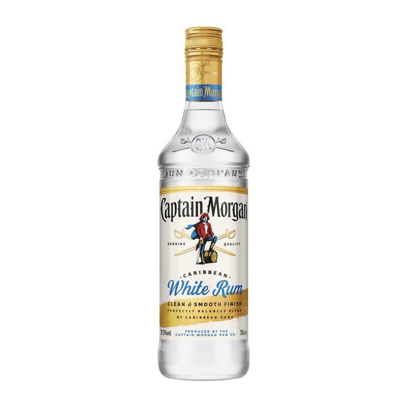 Captain Morgan - White Rum - 37.5% Vol. - 70cl