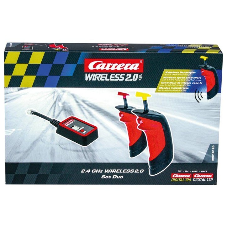 Accessoires de circuit électrique - CARRERA Digital 132 - Wireless 2.0 Set Duo Digital 132/124 - Manettes sans fil - Des 8 ans Accessoires de circuit électrique - CARRERA Digital 132 - Wireless 2.0 Set Duo Digital 132/124 - Manettes sans fil - Des 8 ans