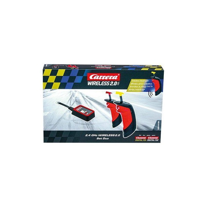 Accessoires de circuit électrique - CARRERA Digital 132 - Wireless 2.0 Set Duo Digital 132/124 - Manettes sans fil - Des 8 ans Accessoires de circuit électrique - CARRERA Digital 132 - Wireless 2.0 Set Duo Digital 132/124 - Manettes sans fil - Des 8 ans