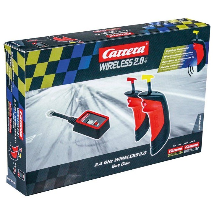 Accessoires de circuit électrique - CARRERA Digital 132 - Wireless 2.0 Set Duo Digital 132/124 - Manettes sans fil - Des 8 ans Accessoires de circuit électrique - CARRERA Digital 132 - Wireless 2.0 Set Duo Digital 132/124 - Manettes sans fil - Des 8 ans