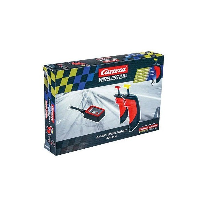 Accessoires de circuit électrique - CARRERA Digital 132 - Wireless 2.0 Set Duo Digital 132/124 - Manettes sans fil - Des 8 ans Accessoires de circuit électrique - CARRERA Digital 132 - Wireless 2.0 Set Duo Digital 132/124 - Manettes sans fil - Des 8 ans