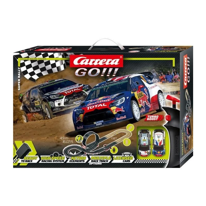 Circuit Carrera Go!!! - CARRERA-TOYS - Super Rally - Adulte - Marron -