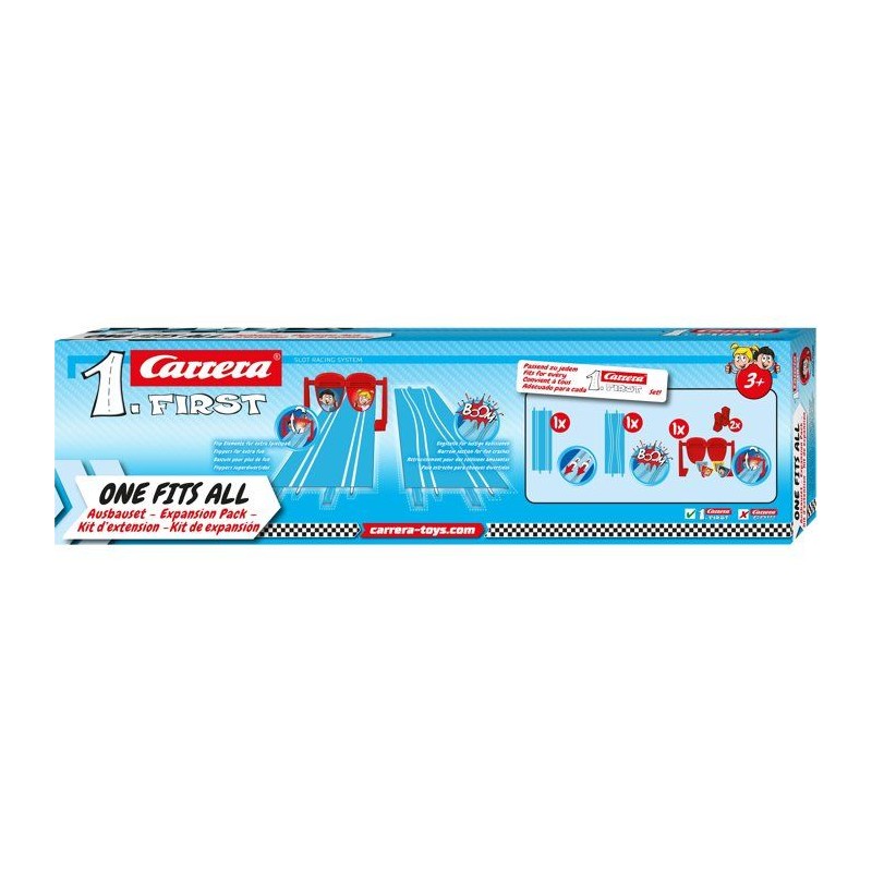Accessoires de circuits - CARRERA First - Pack d'extension one fits al