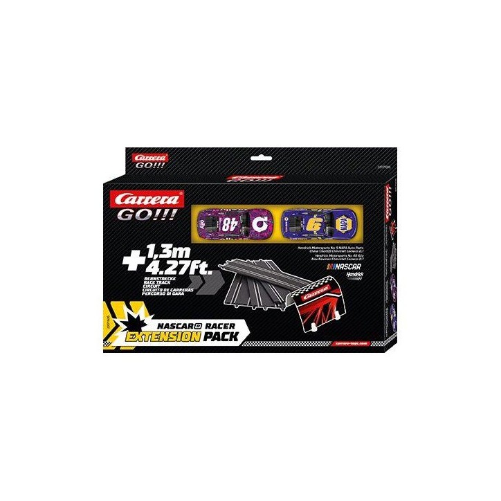 Kit d'extension circuit et voitures - CARRERA GO!!! - Extension set 2 - 2 voitures Nascar - Échelle 1:43 - Des 6 ans Kit d'extension circuit et voitures - CARRERA GO!!! - Extension set 2 - 2 voitures Nascar - Échelle 1:43 - Des 6 ans