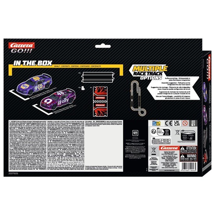 Kit d'extension circuit et voitures - CARRERA GO!!! - Extension set 2 - 2 voitures Nascar - Échelle 1:43 - Des 6 ans Kit d'extension circuit et voitures - CARRERA GO!!! - Extension set 2 - 2 voitures Nascar - Échelle 1:43 - Des 6 ans