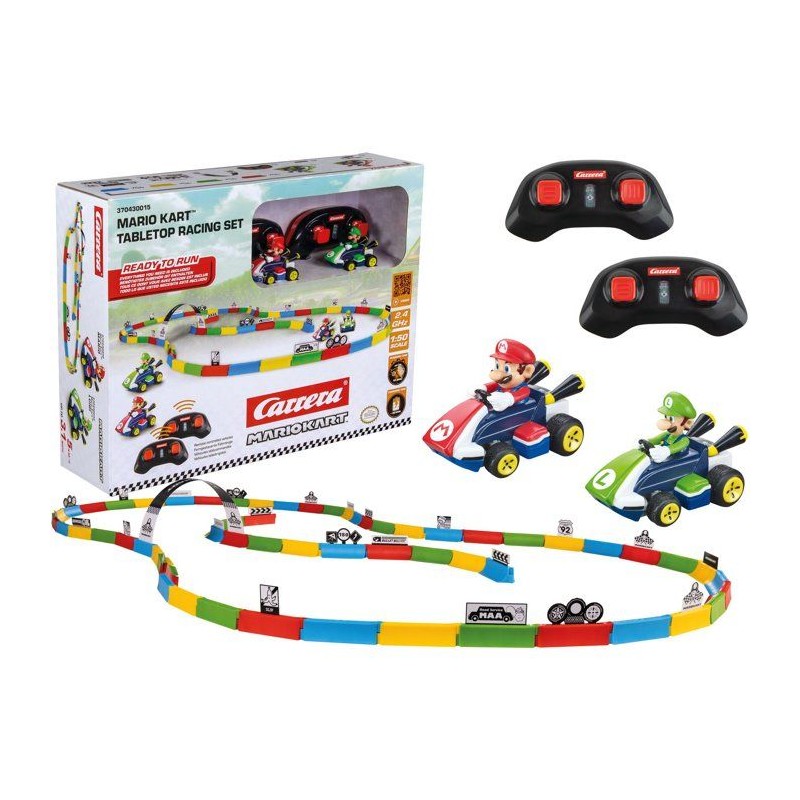 Set de 2 karts radiocommandés - CARRERA RC - Mario™ Kart Tabletop -