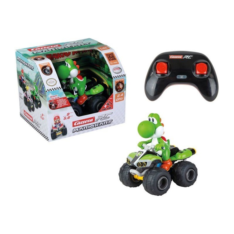 Quad Yoshi voiture télécommandée, 2,4 GHz, Echelle 1:20, CARRERA Ma
