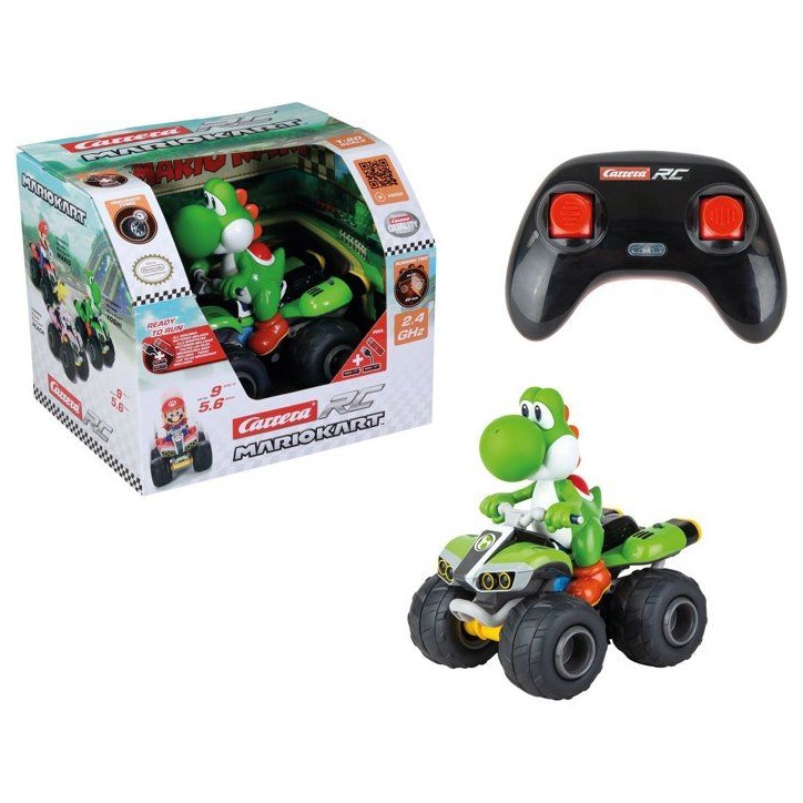 Quad Yoshi voiture télécommandée, 2,4 GHz, Echelle 1:20, CARRERA Mario Kart™, Des 6 ans Quad Yoshi voiture télécommandée, 2,4 GHz, Echelle 1:20, CARRERA Mario Kart™, Des 6 ans