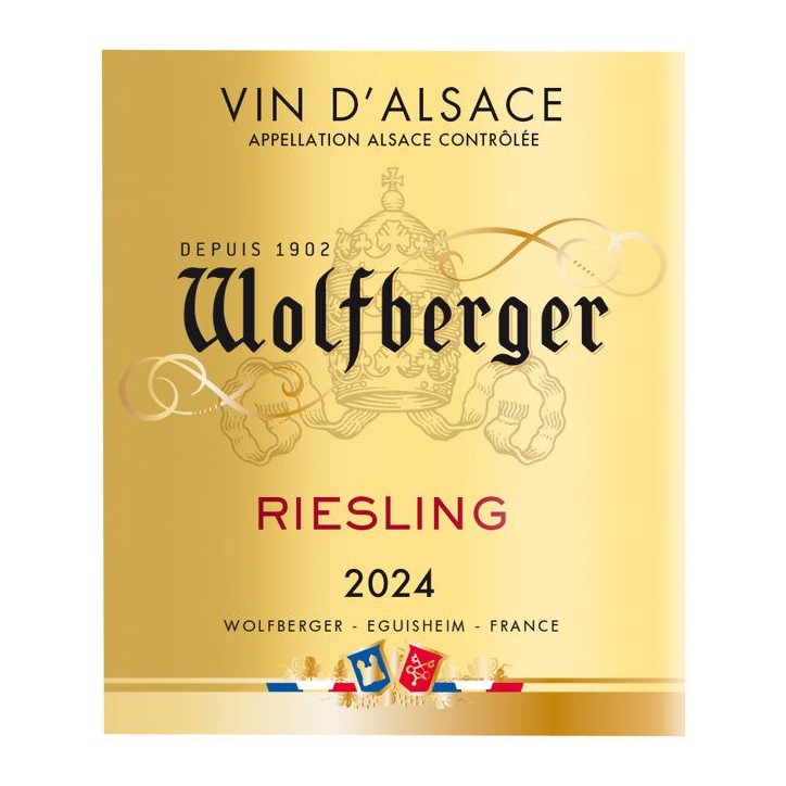 Wolfberger 2024 Alsace Riesling - Vin blanc d'Alsace