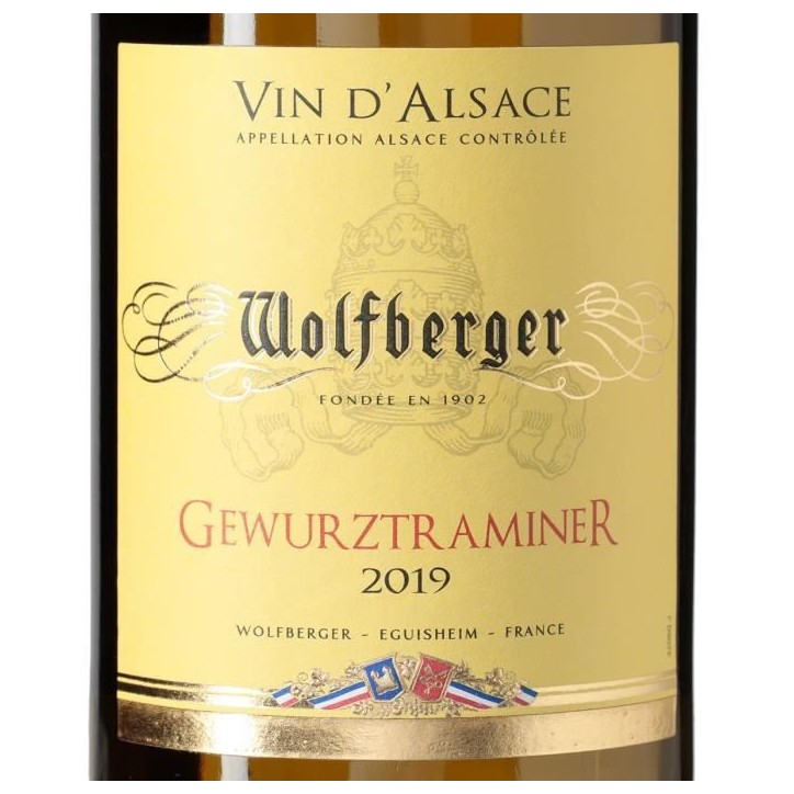Wolfberger 2023 Alsace Gewurztraminer - Vin blanc d'Alsace