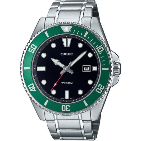 Montre - CASIO - MDV-107D - Homme - Vert - Quartz - Analogique
