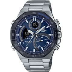 Montre - CASIO - ECB-950DB-2AEF - 51,2mm - Bluetooth - Solaire - Étan