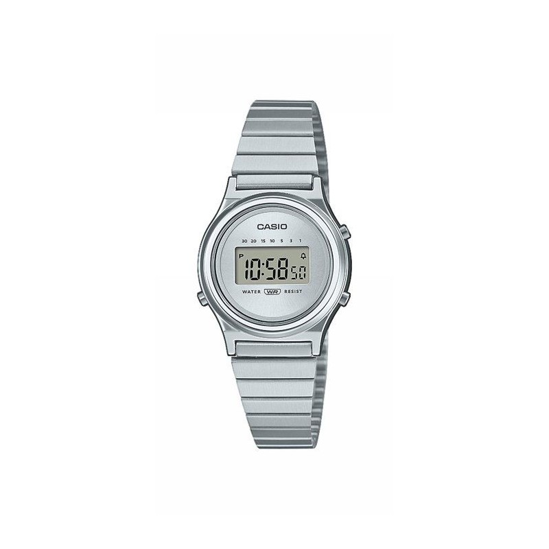 Montre - CASIO - LA700WE - Mixte - Blanc - Quartz - Digital