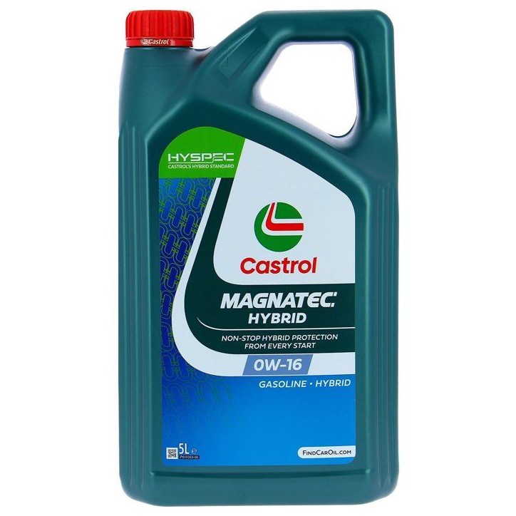 Huile moteur - CASTROL - Magnatec Hybride 0W-16 - 5L