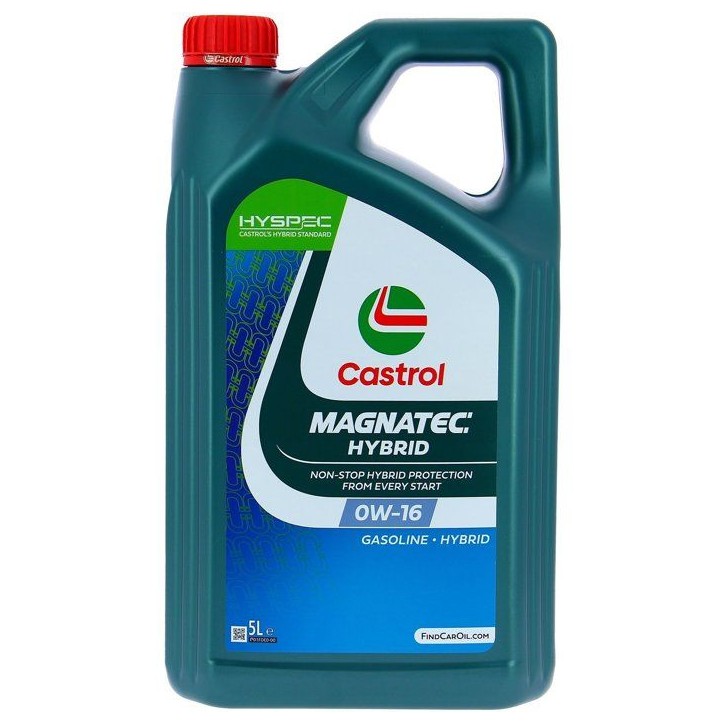 Huile moteur - CASTROL - Magnatec Hybride 0W-16 - 5L