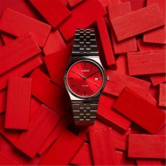 Montre - CASIO - MTP-B145D - Homme - Rose Foncé - Quartz - Analogique