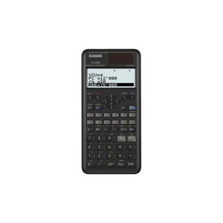 Calculatrice scientifique - Casio - FC-200V - Ecran 4 lignes - Aliment