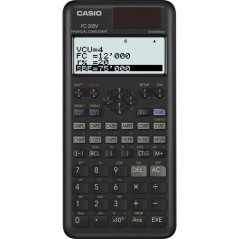 Calculatrice scientifique - Casio - FC-200V - Ecran 4 lignes - Aliment