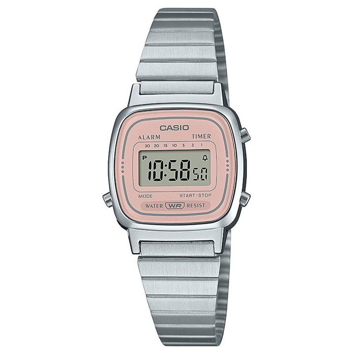 Montre - CASIO - LA670WEA - Mixte - Rose - Quartz - Digital