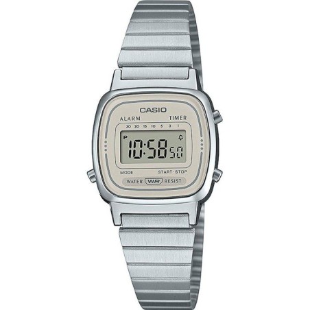 Montre - CASIO - LA670WEA - Mixte - Gris - Quartz - Digital