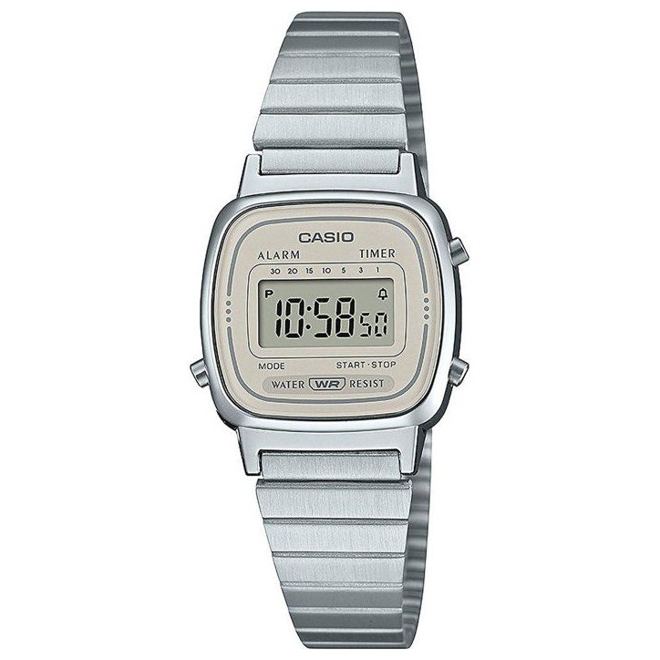 Montre - CASIO - LA670WEA - Mixte - Gris - Quartz - Digital Montre - CASIO - LA670WEA - Mixte - Gris - Quartz - Digital