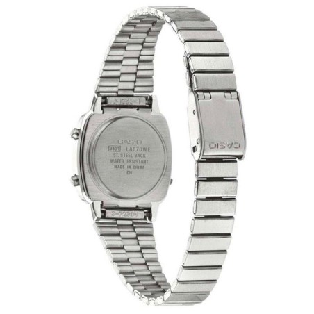 Montre - CASIO - LA670WEA - Mixte - Gris - Quartz - Digital