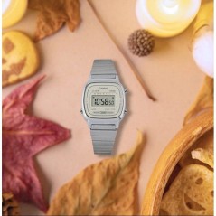 Montre - CASIO - LA670WEA - Mixte - Gris - Quartz - Digital