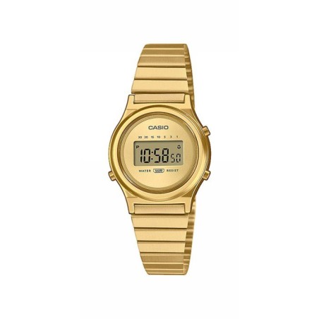 Montre - CASIO - LA700WEG - Mixte - Doré - Quartz - Digital