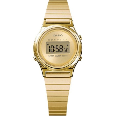 Montre - CASIO - LA700WEG - Mixte - Doré - Quartz - Digital