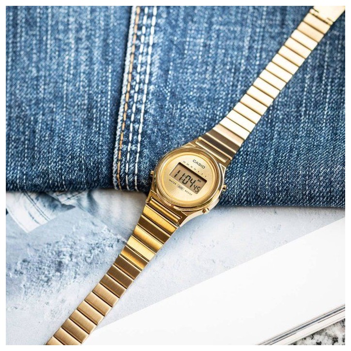 Montre - CASIO - LA700WEG - Mixte - Doré - Quartz - Digital Montre - CASIO - LA700WEG - Mixte - Doré - Quartz - Digital