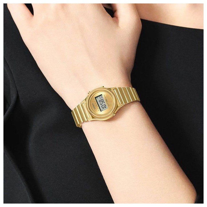 Montre - CASIO - LA700WEG - Mixte - Doré - Quartz - Digital Montre - CASIO - LA700WEG - Mixte - Doré - Quartz - Digital