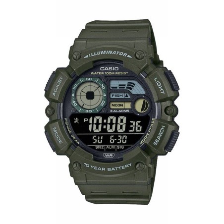 Montre - CASIO - WS-1500H - Mixte - Vert - Quartz - Digital