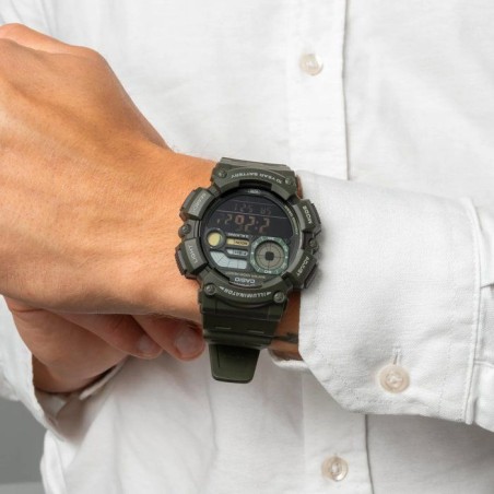 Montre - CASIO - WS-1500H - Mixte - Vert - Quartz - Digital