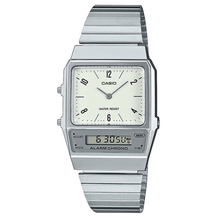 Montre - CASIO - AQ - Mixte - Blanc - Quartz - Digital