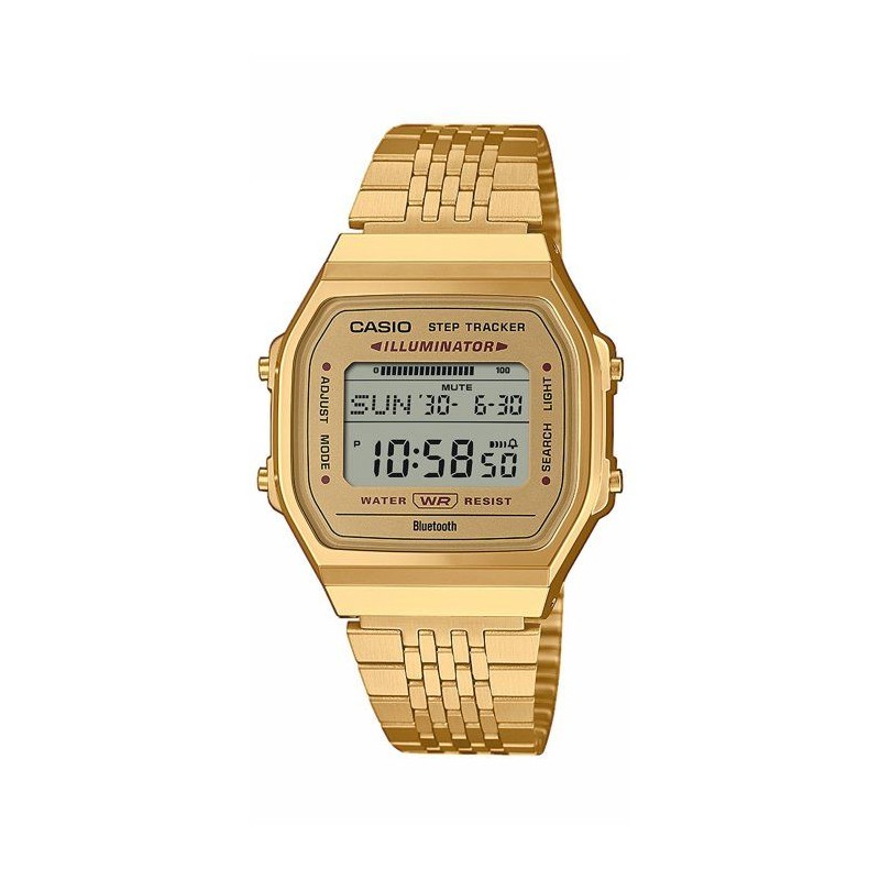 Montre connectée - CASIO - ABL - 38 mm - Doré