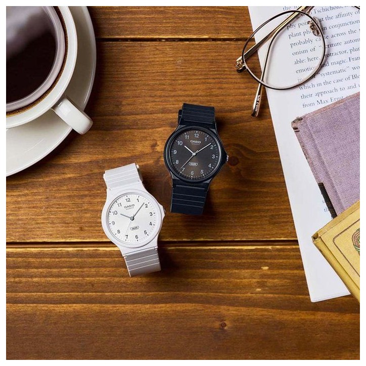 Montre - CASIO - MQ-24B - Mixte - Blanc - Quartz - Analogique Montre - CASIO - MQ-24B - Mixte - Blanc - Quartz - Analogique