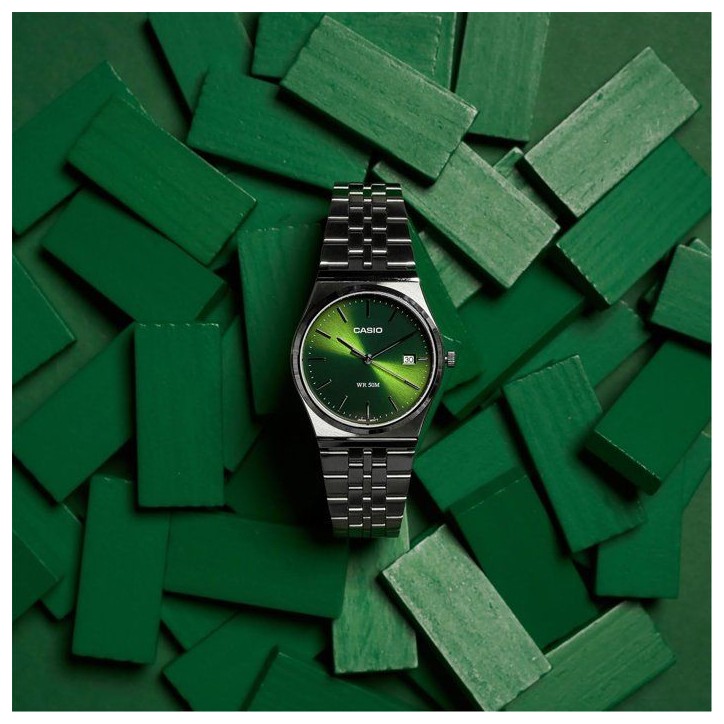 Montre - CASIO - MTP-B145D - Homme - Vert - Quartz - Analogique Montre - CASIO - MTP-B145D - Homme - Vert - Quartz - Analogique