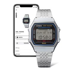 Montre connectée - CASIO - ABL - 38 mm - Argent