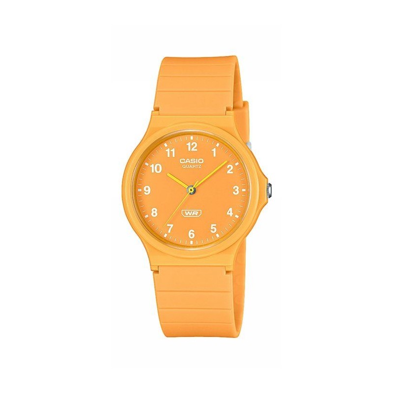 Montre - CASIO - MQ-24B - Mixte - Jaune - Quartz - Analogique