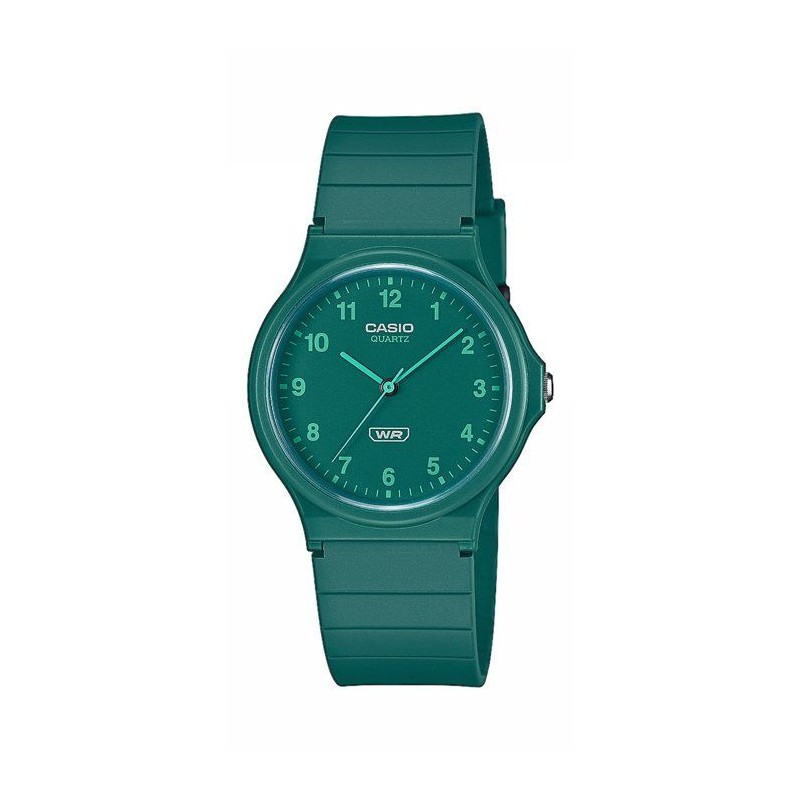 Montre - CASIO - MQ-24B - Mixte - Vert - Quartz - Analogique