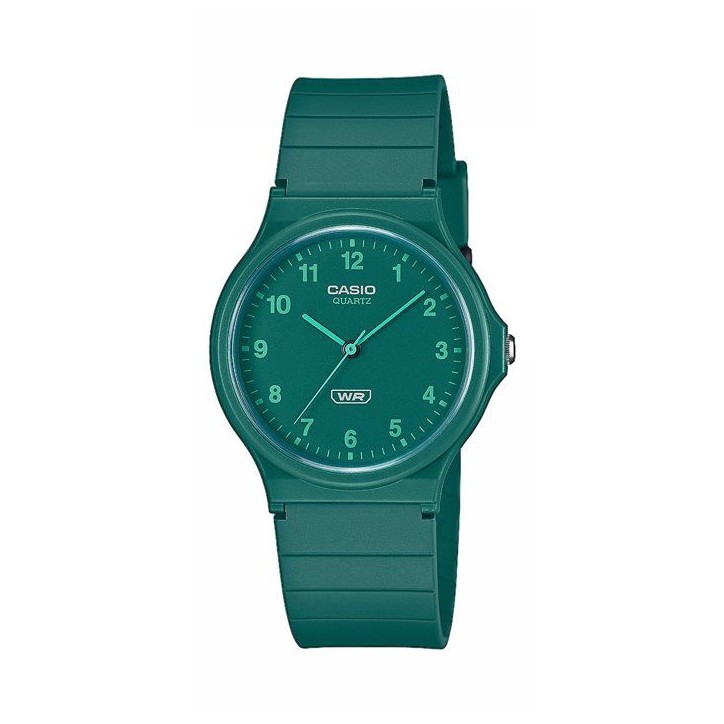 Montre - CASIO - MQ-24B - Mixte - Vert - Quartz - Analogique