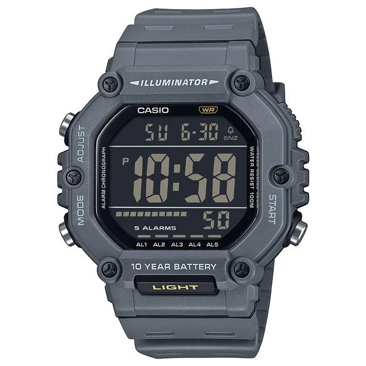 Montre - CASIO - AE-1600H - Homme - Gris - Quartz - Digital Montre - CASIO - AE-1600H - Homme - Gris - Quartz - Digital