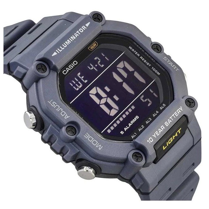 Montre - CASIO - AE-1600H - Homme - Gris - Quartz - Digital Montre - CASIO - AE-1600H - Homme - Gris - Quartz - Digital