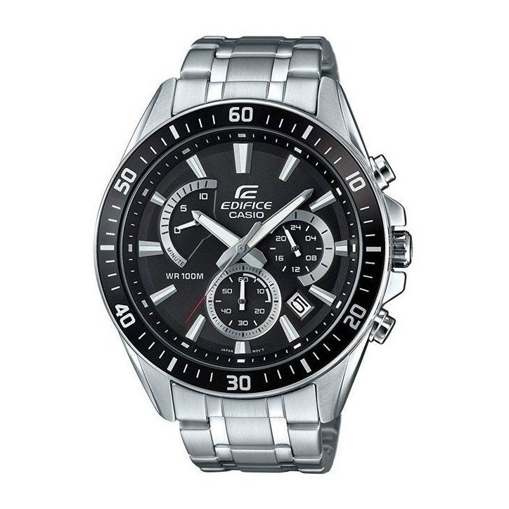 Montre - Casio - EFR-552D-1AVUEF - Argenté - Noir - Quartz - Analogique Montre - Casio - EFR-552D-1AVUEF - Argenté - Noir - Quartz - Analogique