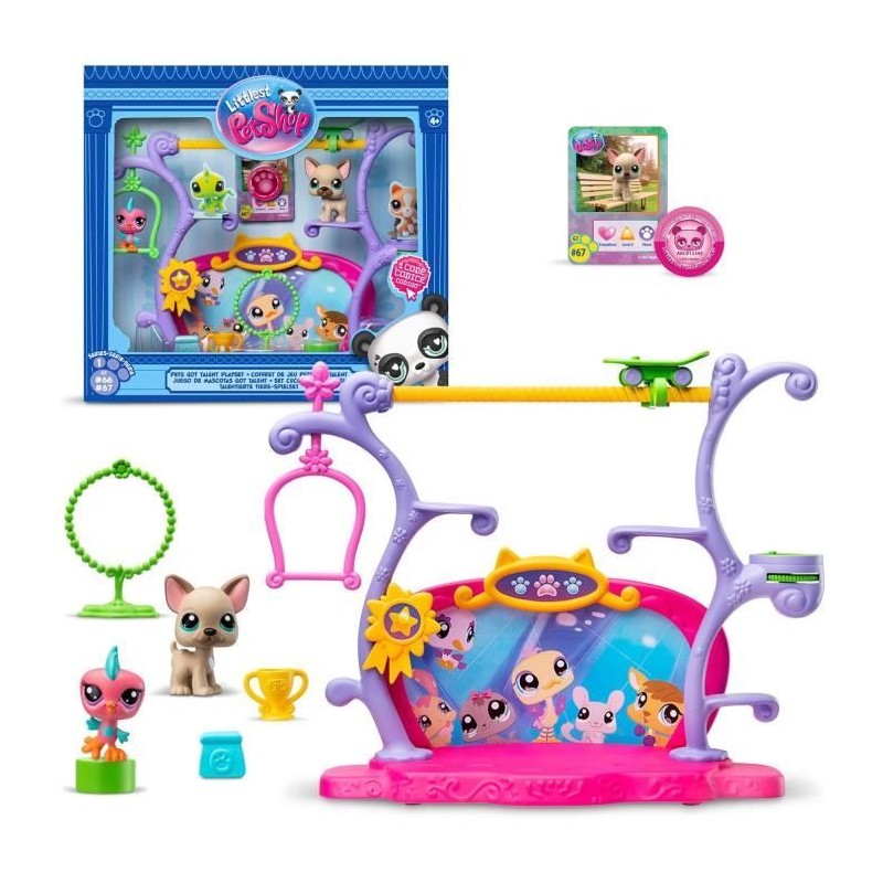 BANDAI - Littlest Pet Shop - Coffret Pets Got Talent - Ensemble de jeu BANDAI - Littlest Pet Shop - Coffret Pets Got Talent - Ensemble de jeu