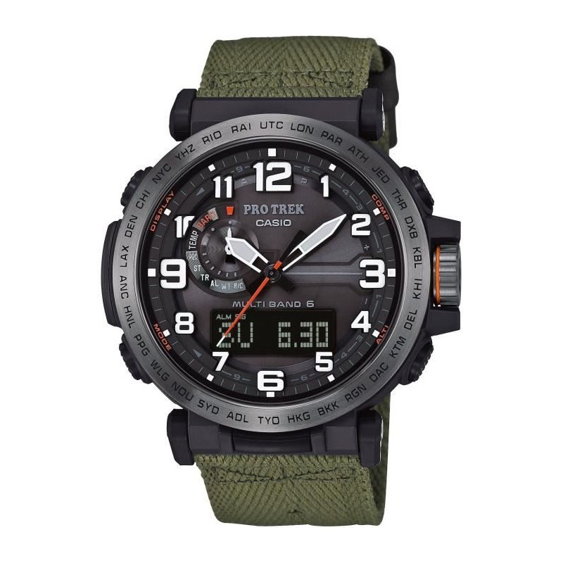 Montre - Casio-Premium - PRW-6600YB-3ER - Analogique - Résine - Étan